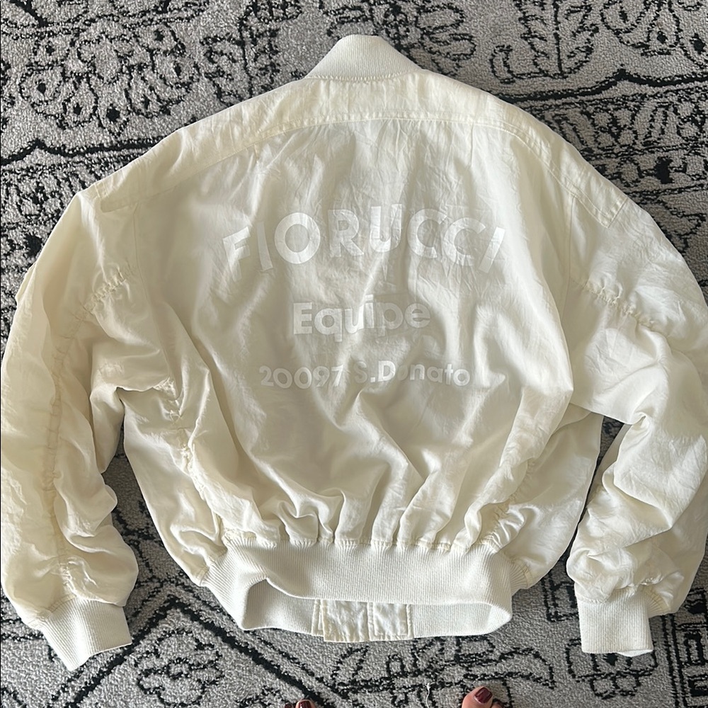 Fiorucci Cream Bomber Jacket size S